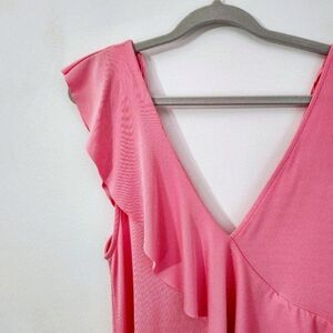 Balletcore Zara Dress – Coquette Pink Ruffles, Blogger-Ready Midi Medium
